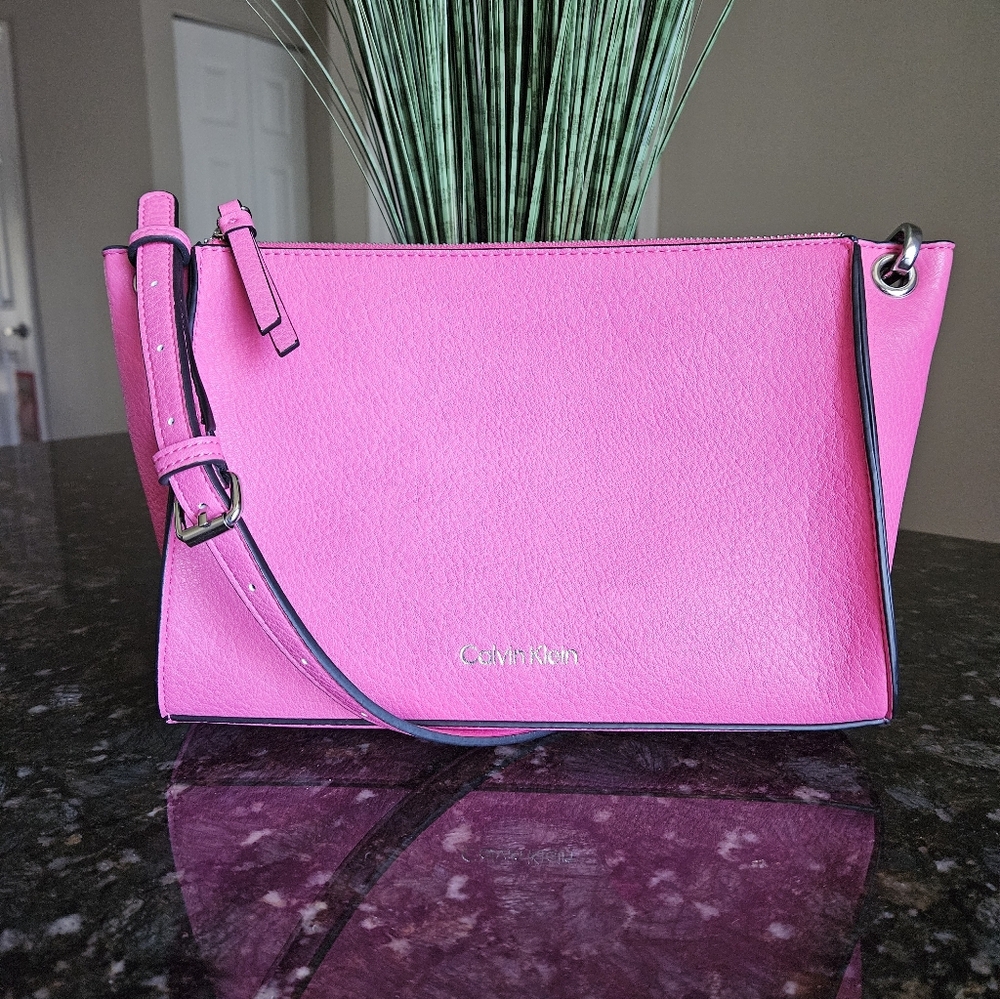 Calvin Klein Hot Pink Reyna Crossbody